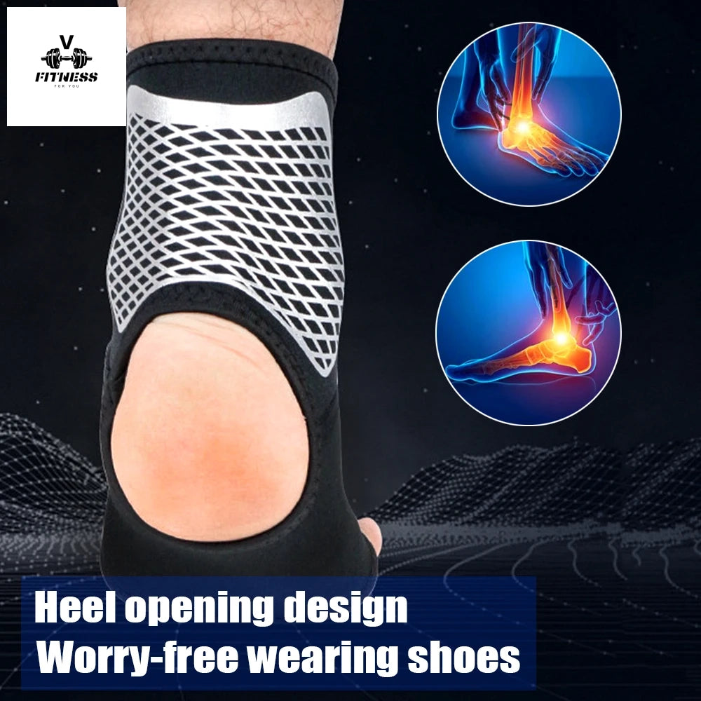 Support strap for ankle injury